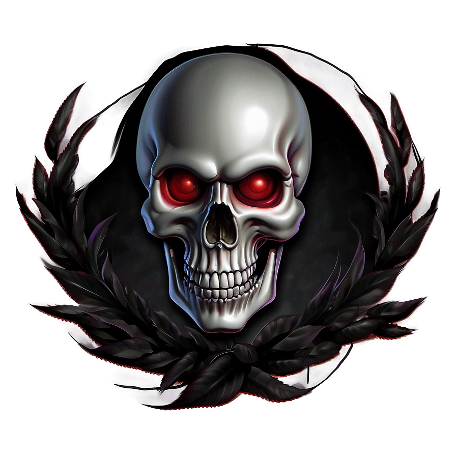 Red Eyes Skull Png 86