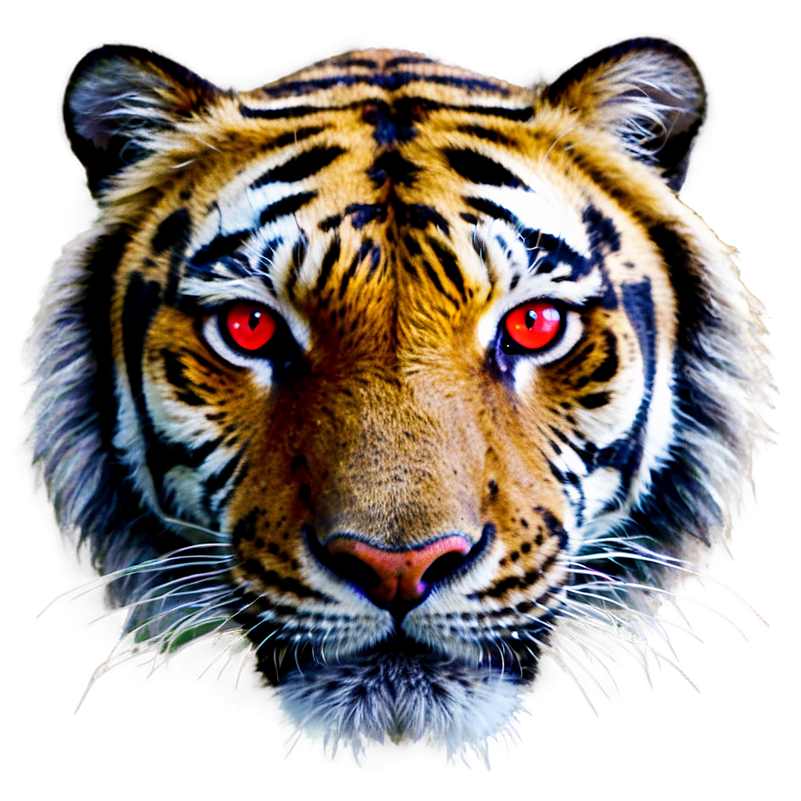 Red Eyes Tiger Png Lwu