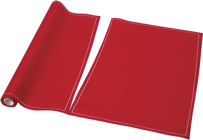 Red Fabric Rolland Sheet