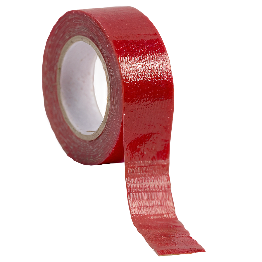 Red Fabric Tape Png 06132024