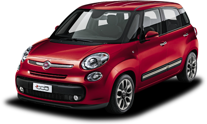 Red Fiat500 L Urban Car