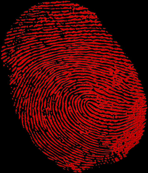 Red Fingerprint Pattern