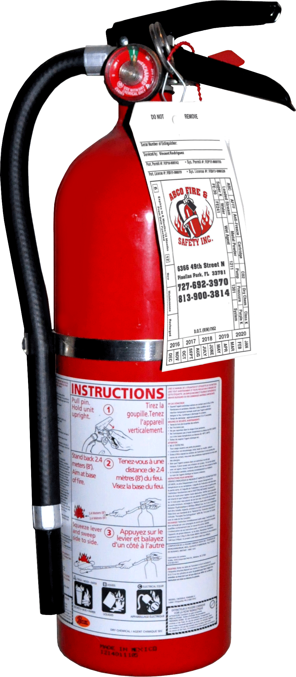 Red Fire Extinguisher