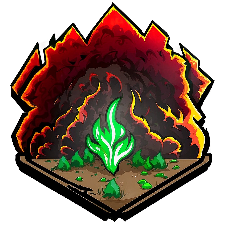 Red Fire Hazard Sign Png 9