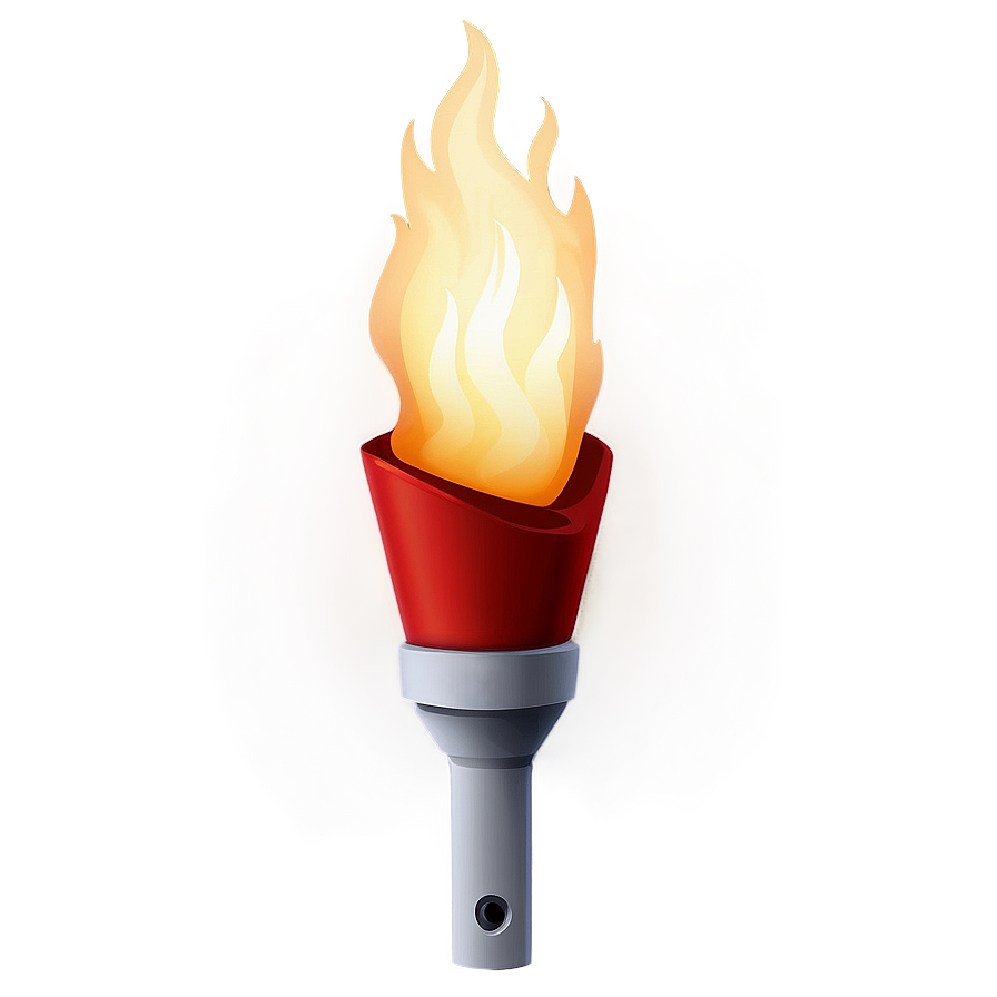 Red Fire Torch Light Png Wbg