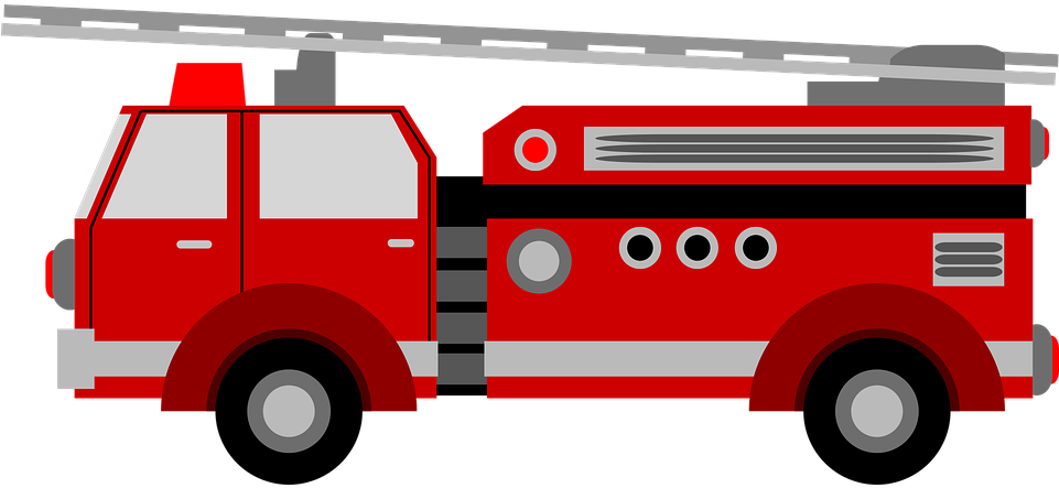 Red Fire Truck Illustration