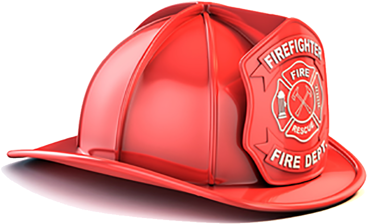 Red Firefighter Helmet3 D Render