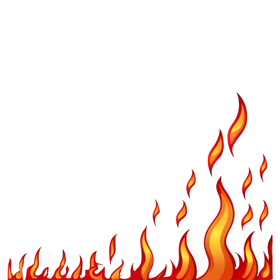 Red Flames Outline Png Syd36