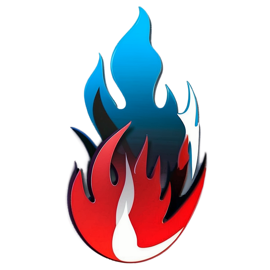 Red Flames Silhouette Png Oer72