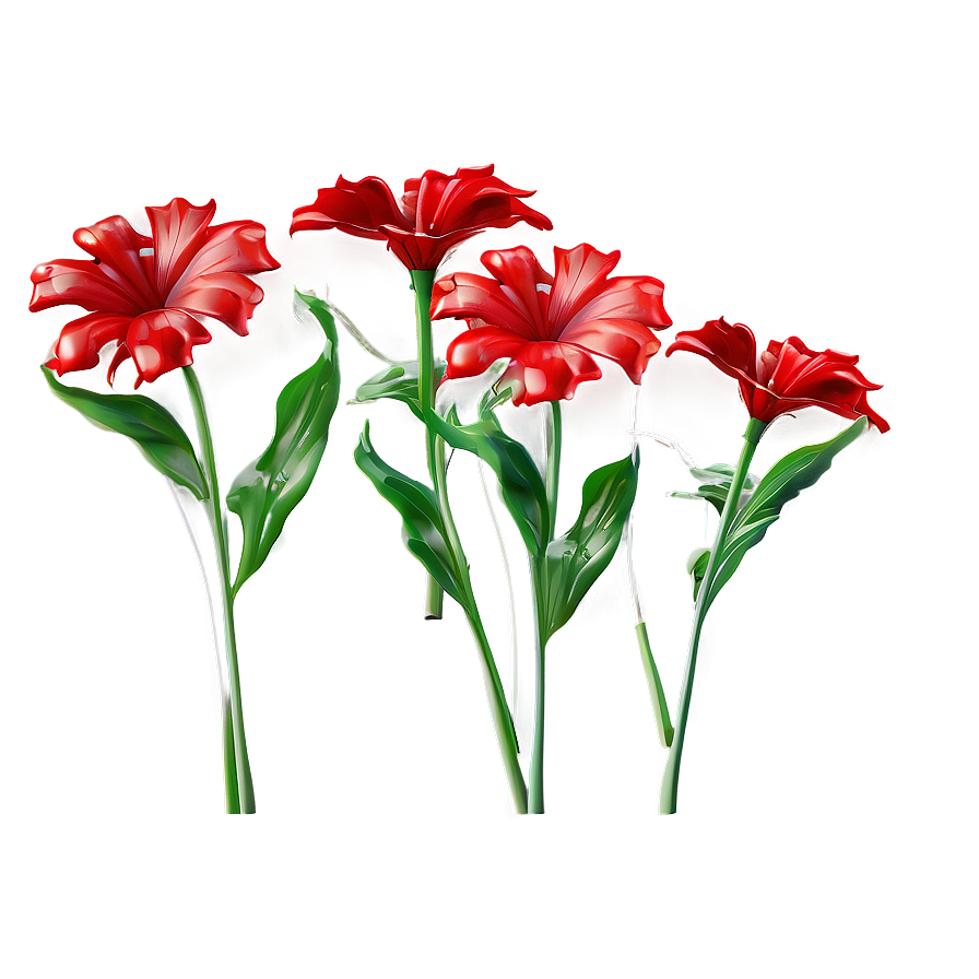 Red Flowers Icon Png Tfs