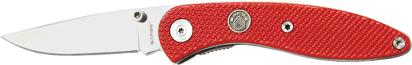 Red Folding Pocket Knife