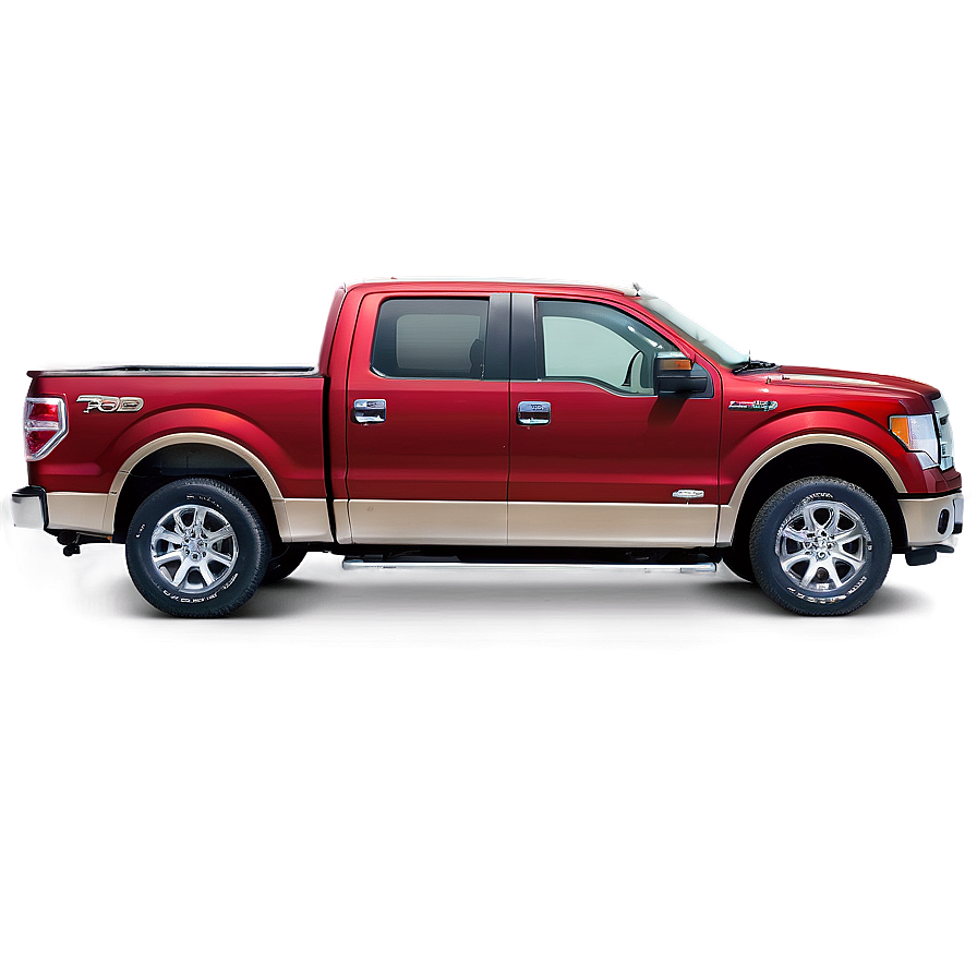 Red Ford F150 Truck Png 12