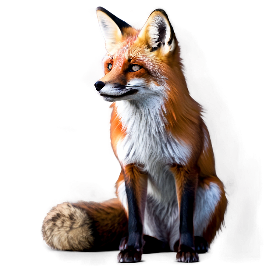 Red Fox At Night Png 06242024