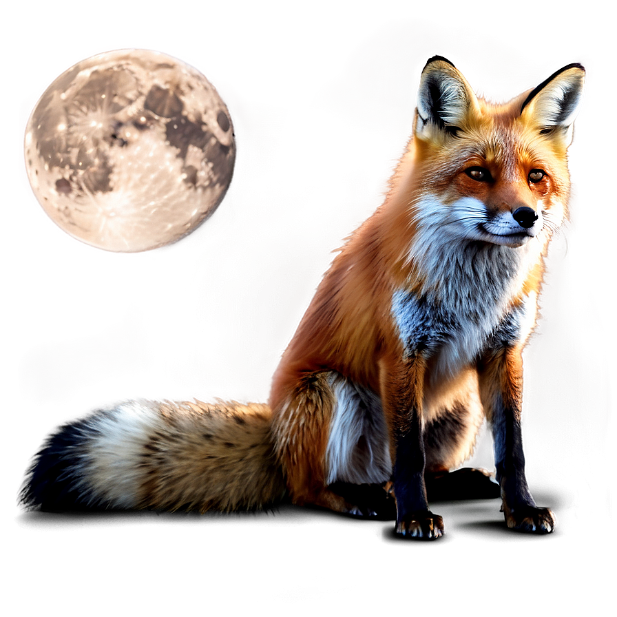 Red Fox At Night Png Gcj