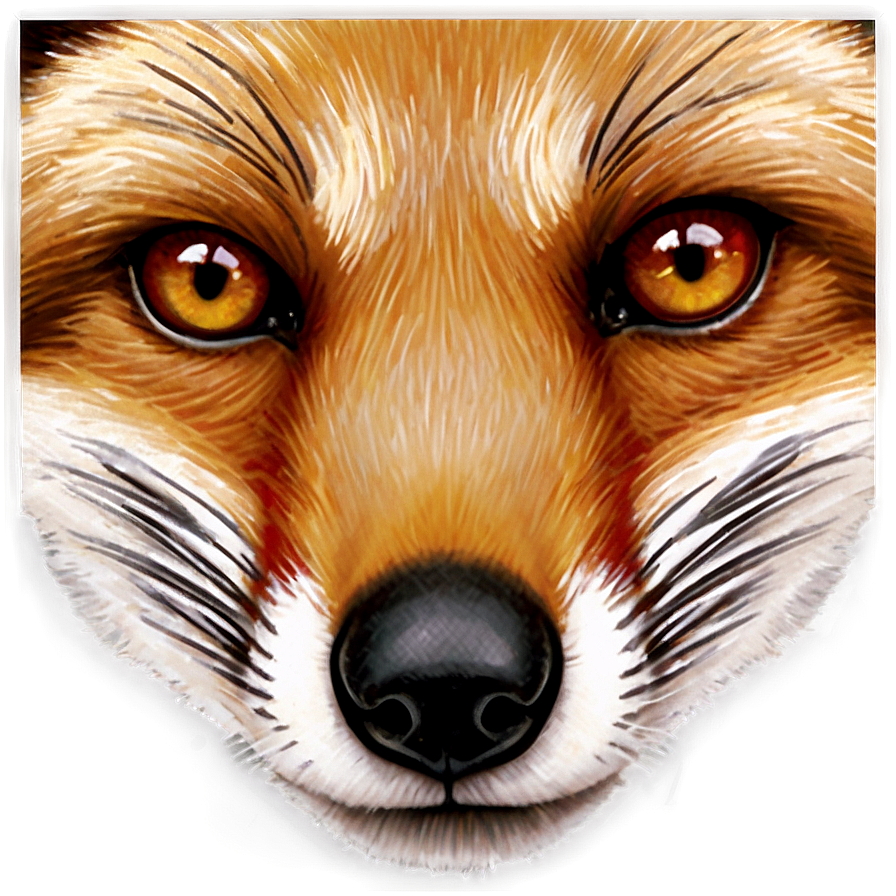 Red Fox Face Png 06242024