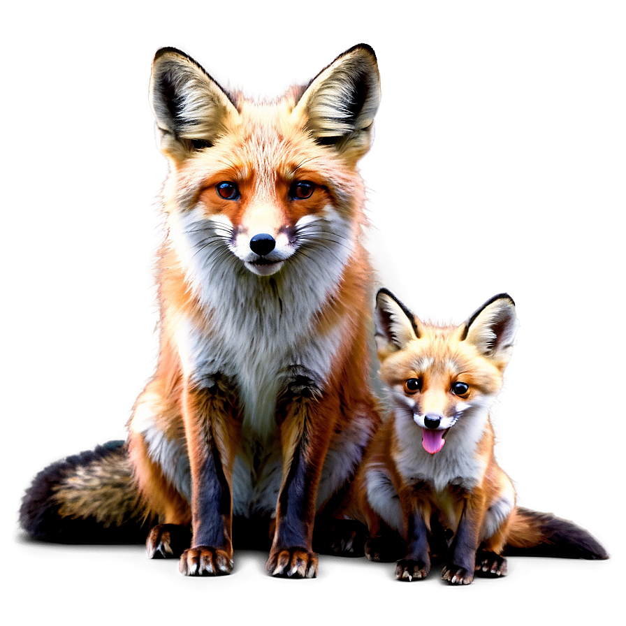 Red Fox Family Png Eit24