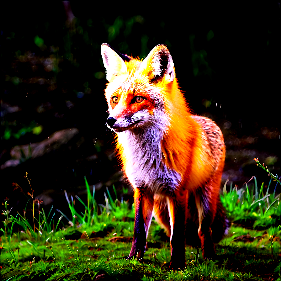 Red Fox In Nature Png 18