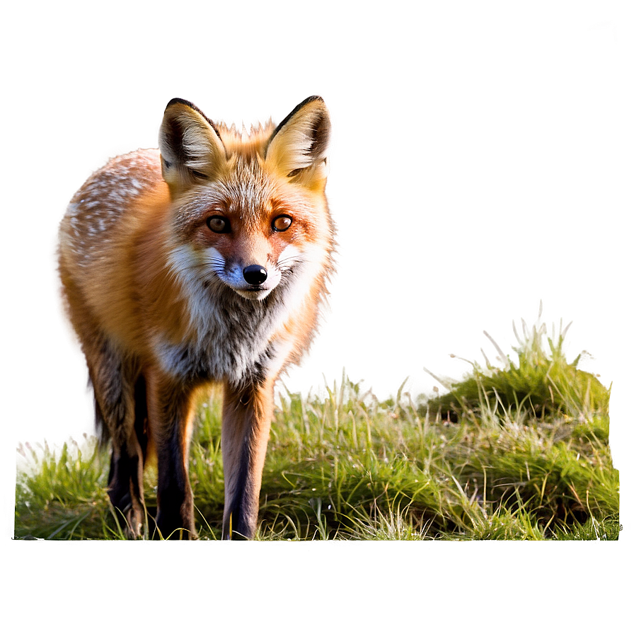 Red Fox In Nature Png Fku