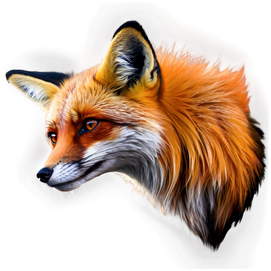 Red Fox Portrait Png 49