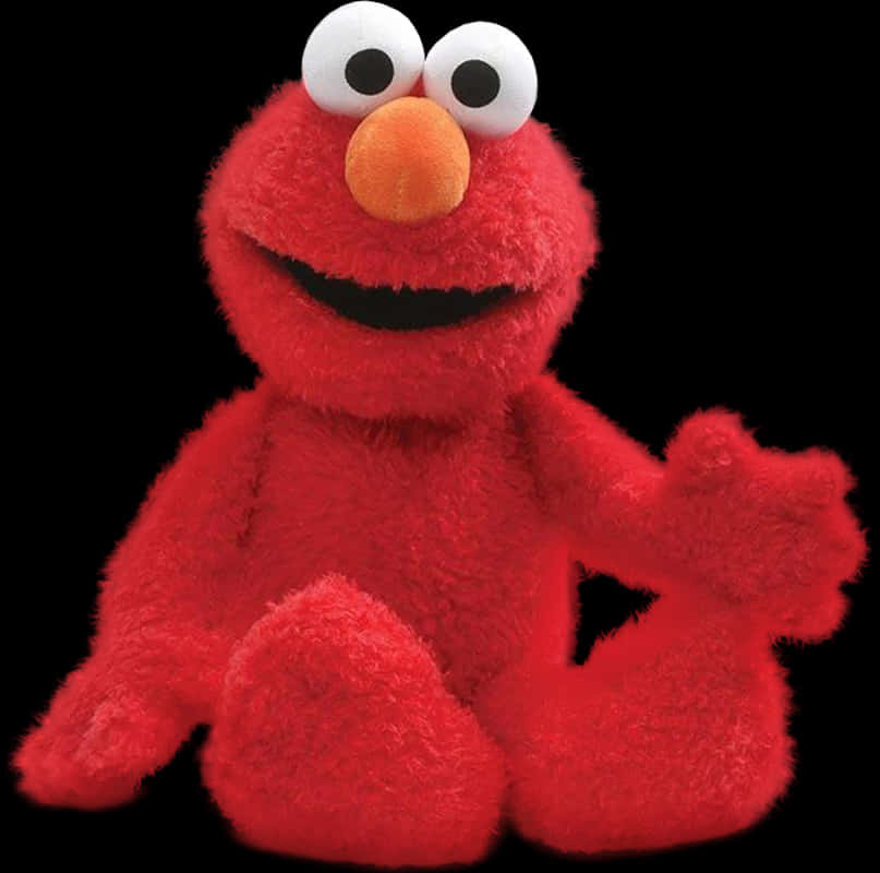 Red Furry Elmo Character