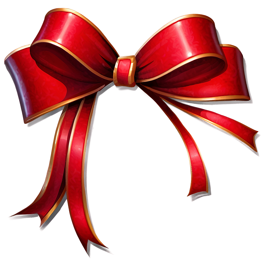 Red Gift Bow Png Qly