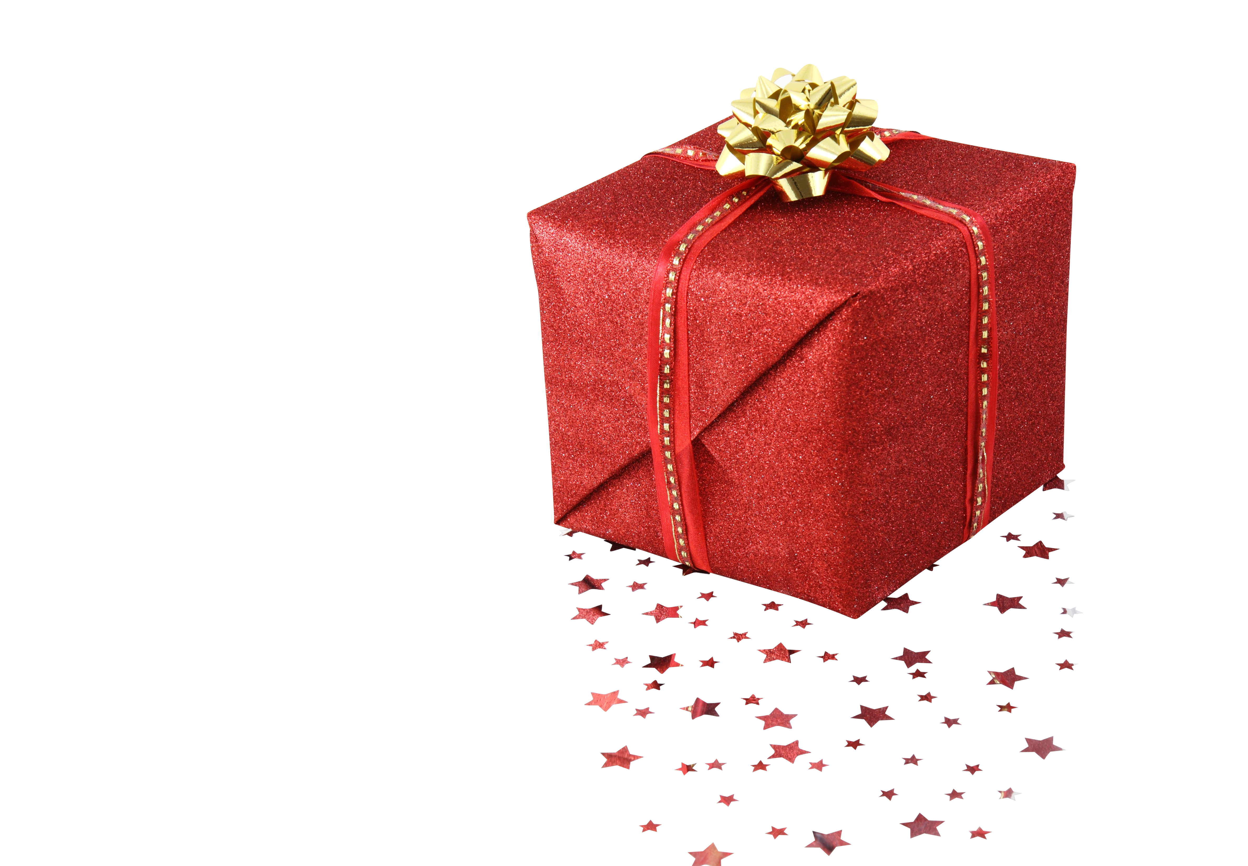 Red Gift Boxwith Golden Bow