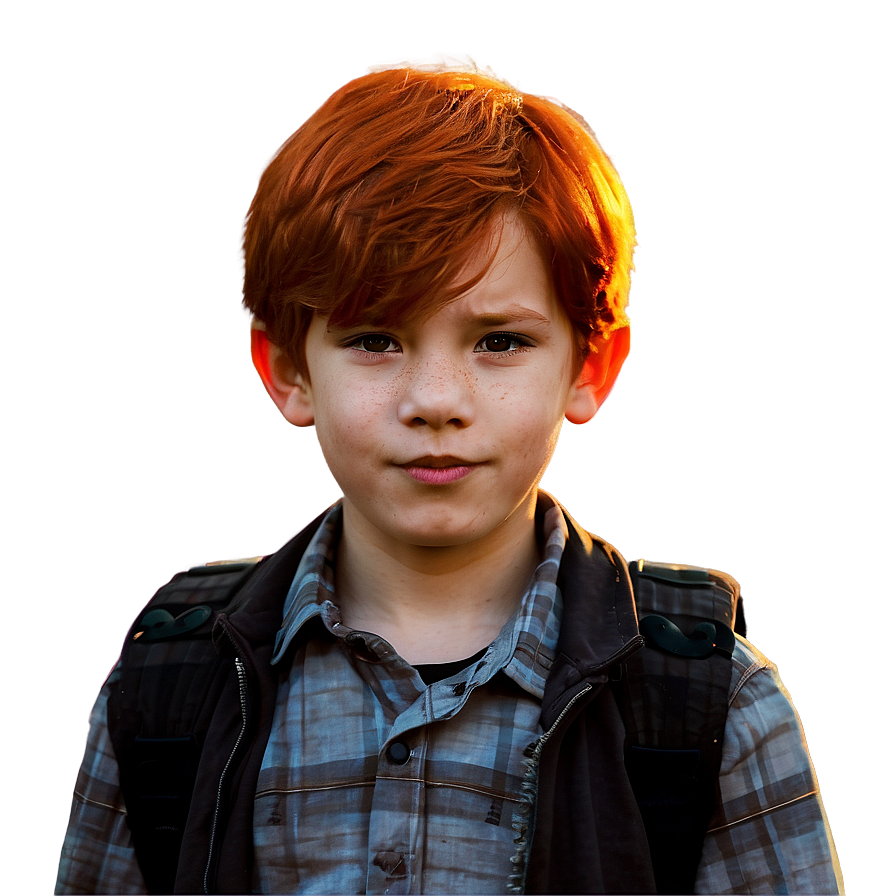 Red Hair Boy Png 22