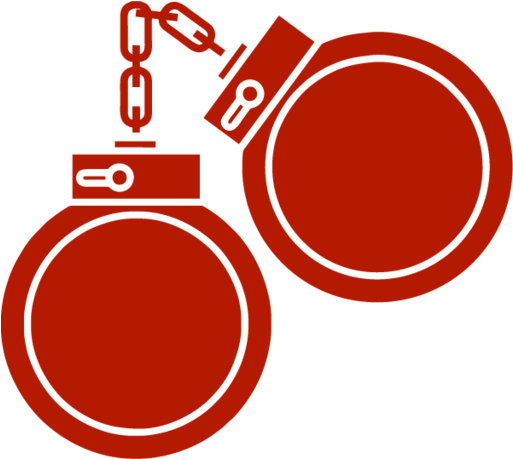 Red Handcuffs Icon