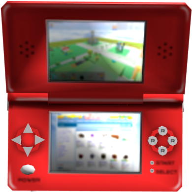 Red Handheld Gaming Console