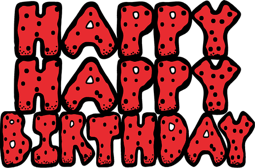 Red Happy Birthday Banner