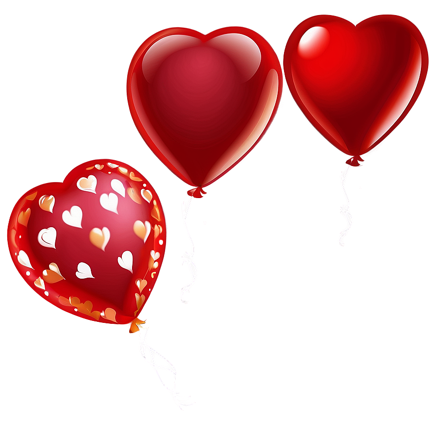 Red Heart Balloon Png Bsd51