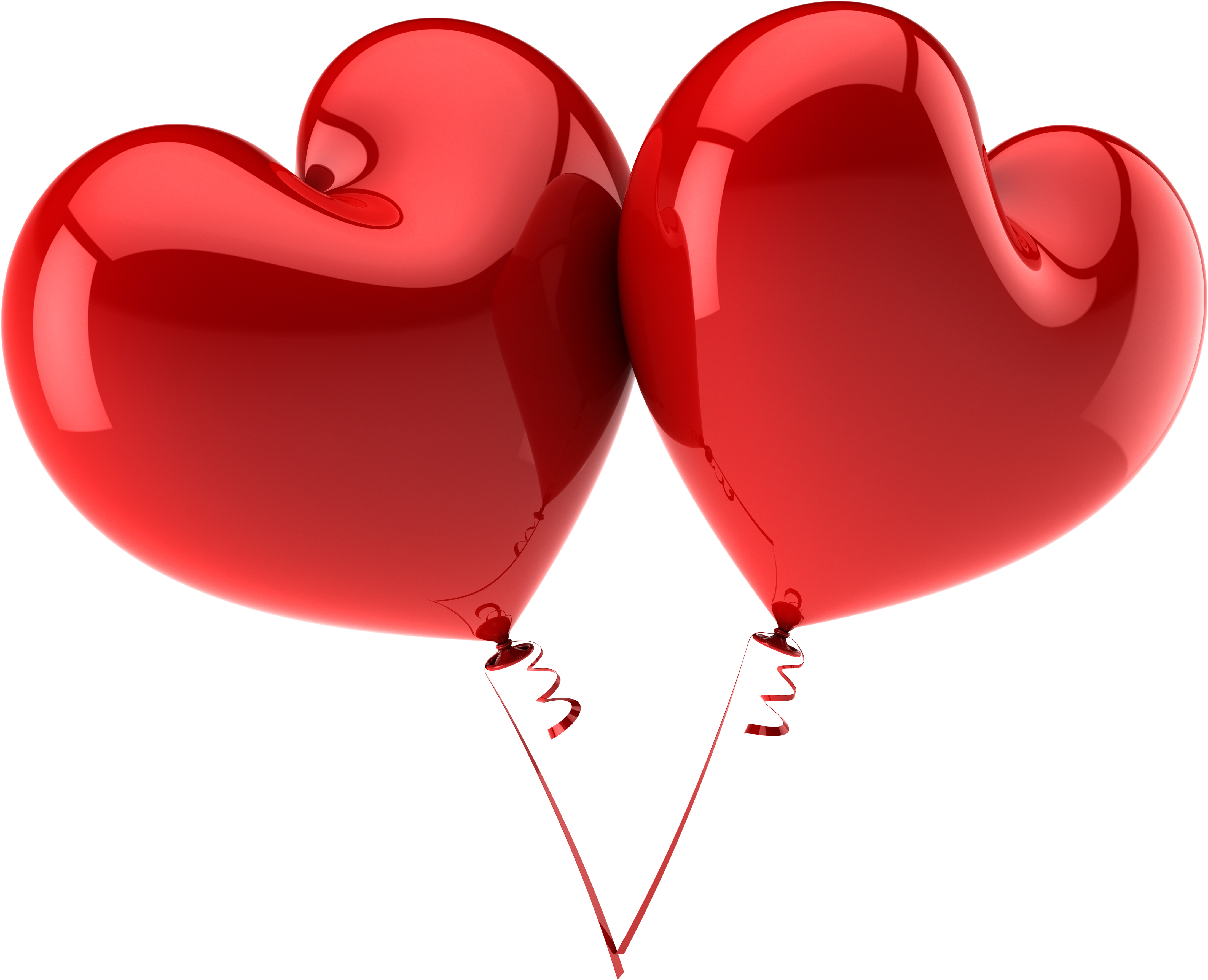 Red Heart Balloons3 D