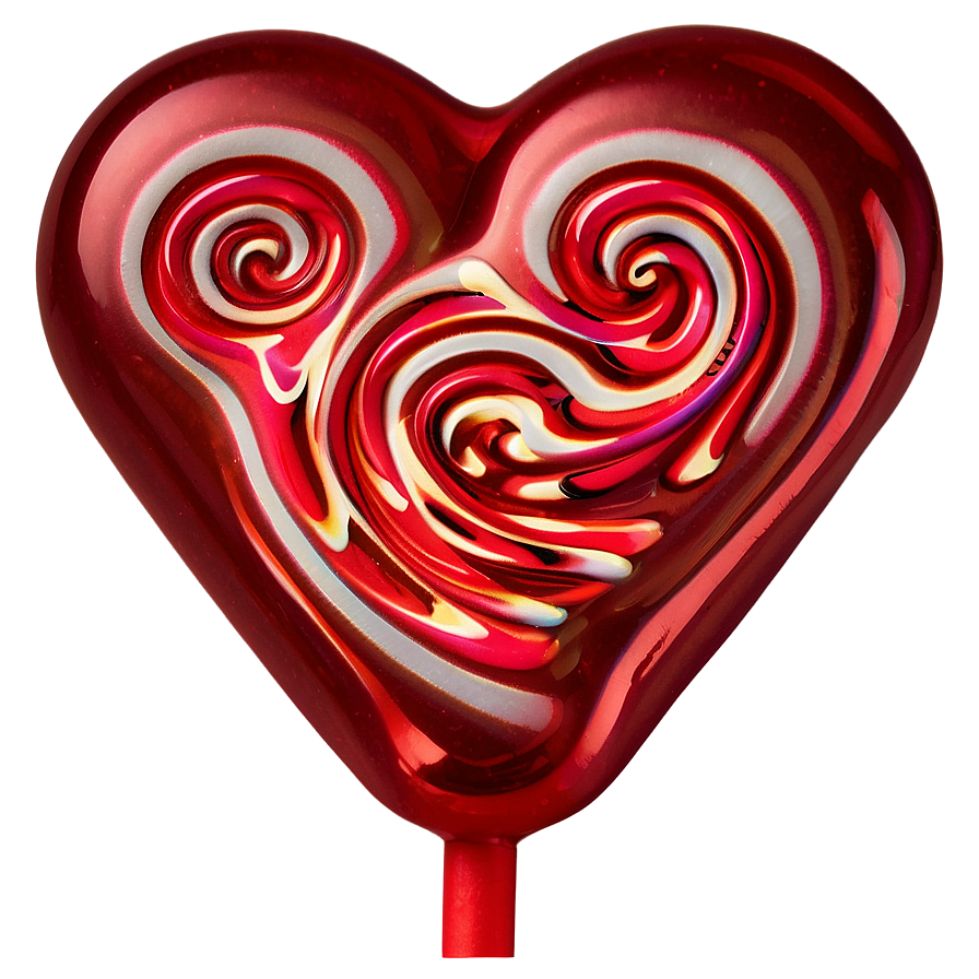 Red Heart Lollipop Png Jkx61