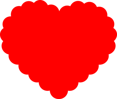 Red Heart Shape Graphic