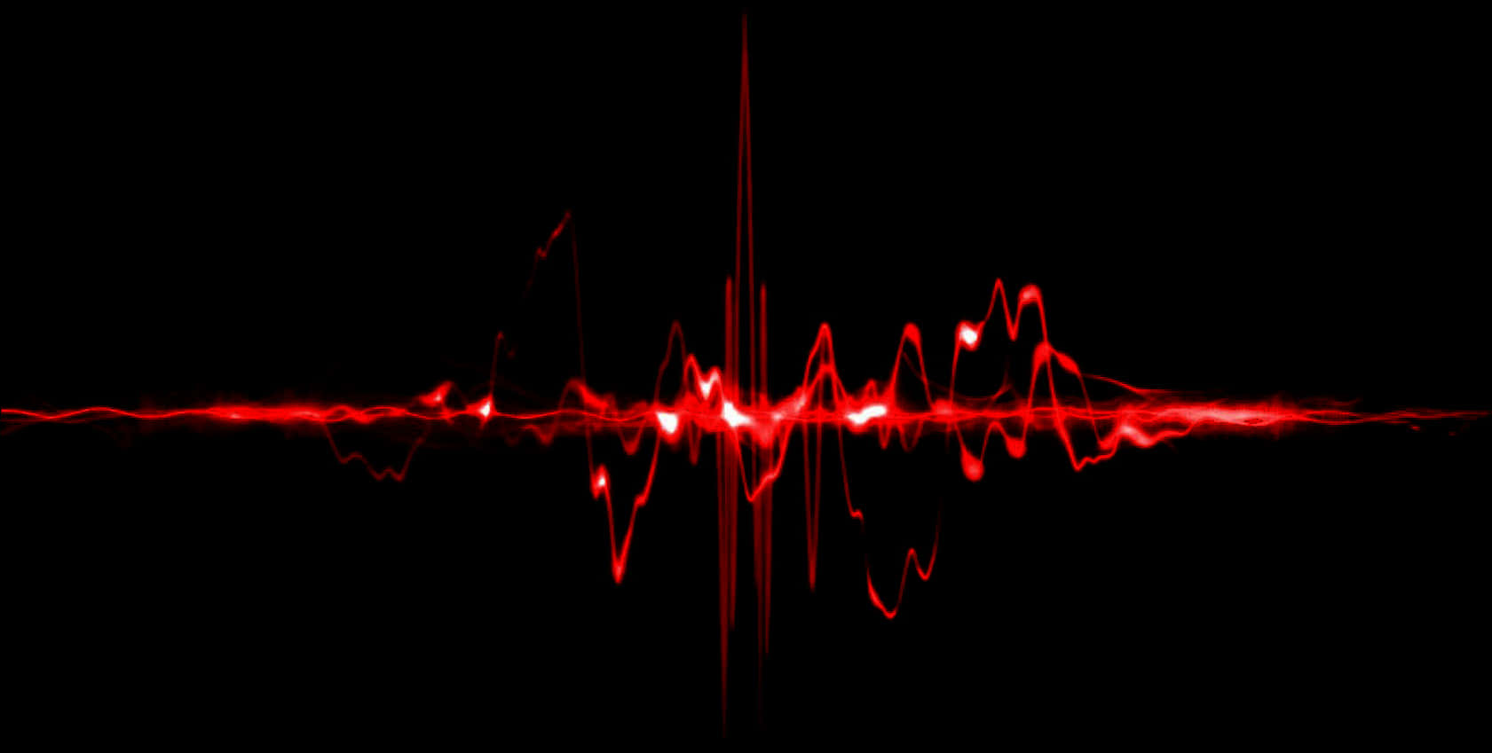 Red Heartbeat Waveform