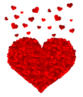 Red Hearts Cascadeon Black Background.jpg