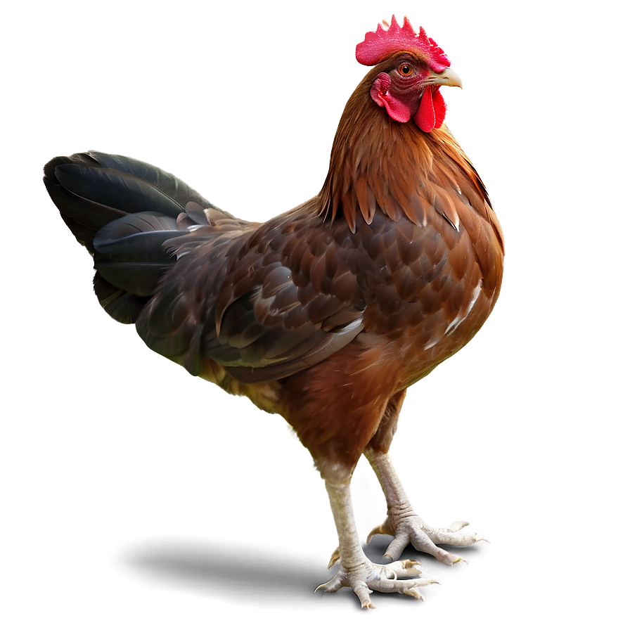 Red Hen Illustration Png Mfe75