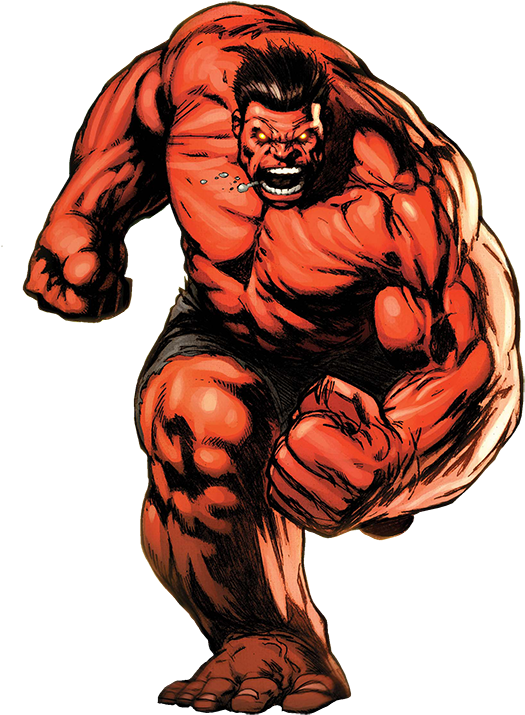 Red Hulk Rampage Illustration