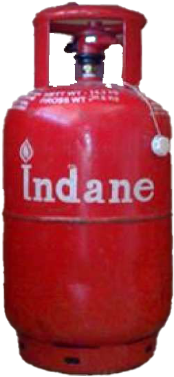 Red Indane Gas Cylinder