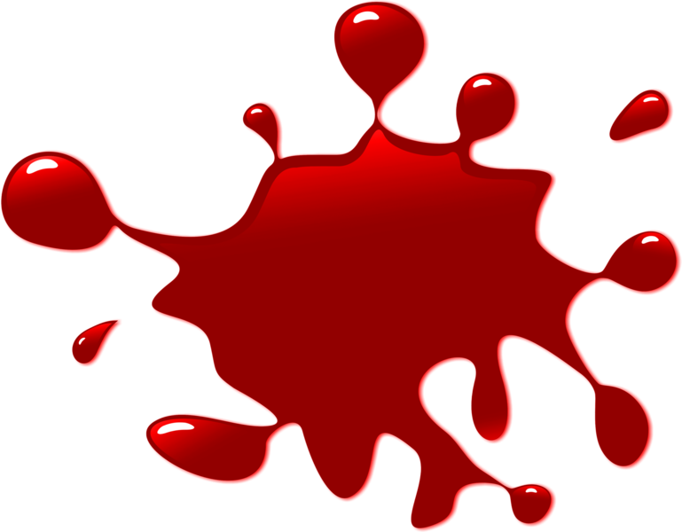 Red Ink Splash Graphic