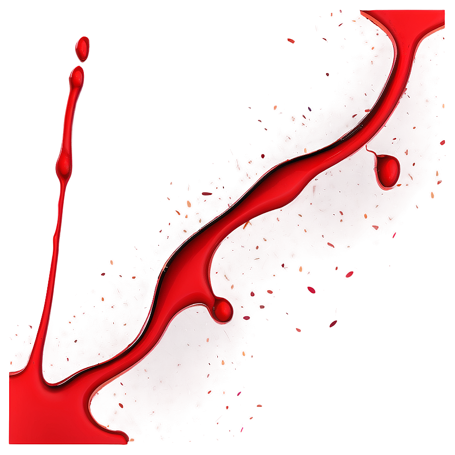 Red Ink Splatter Illustration Png Unb