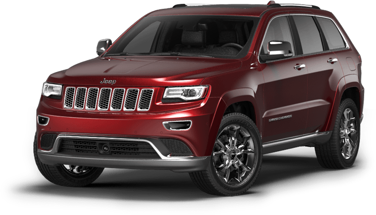 Red Jeep Grand Cherokee S U V