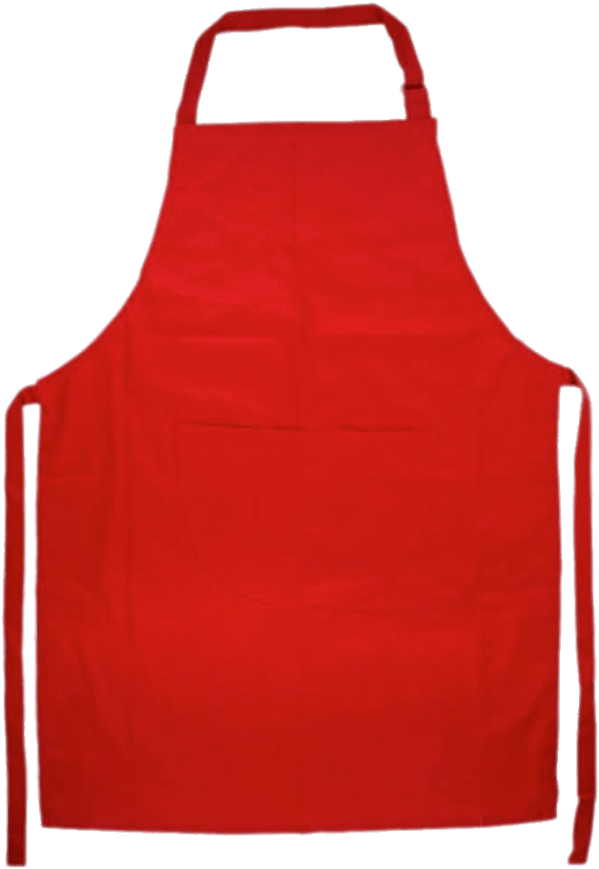 Red Kitchen Apron