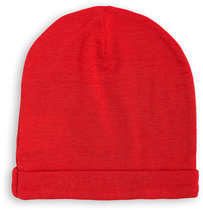 Red Knit Beanie Hat