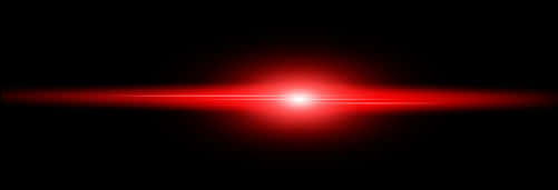 Red Laser Beam Light Effect