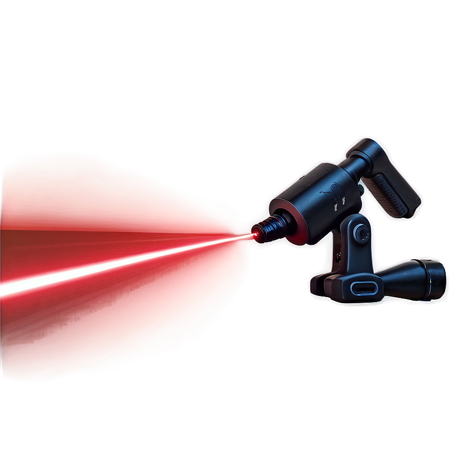 Red Laser Beam With Highlights Png 81