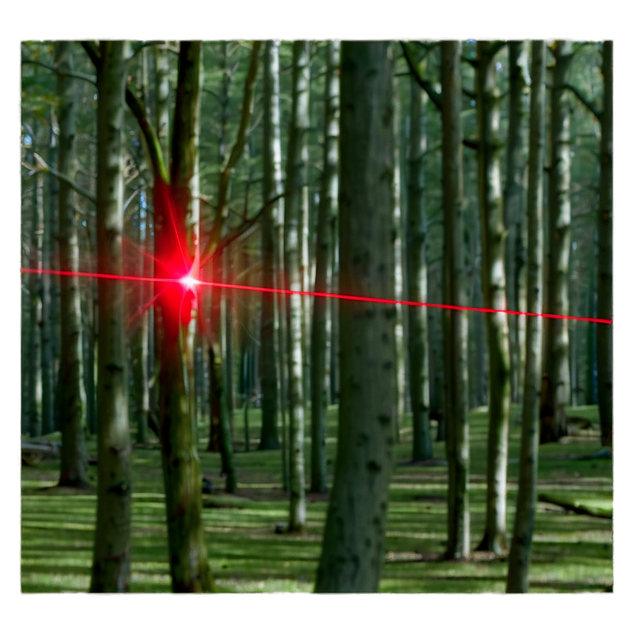 Red Laser Beam With Highlights Png Uie25