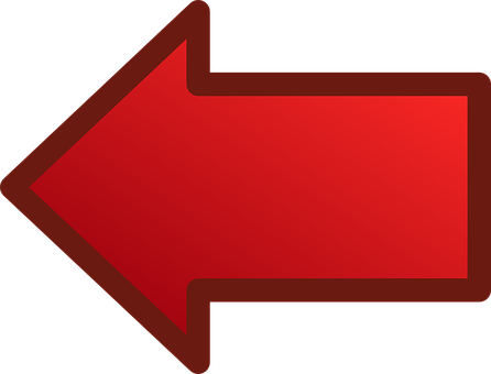 Red Left Arrow Icon