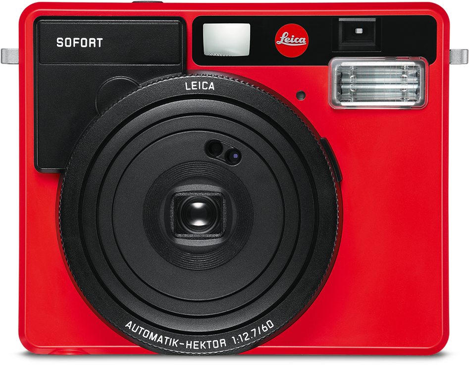 Red Leica Instant Camera