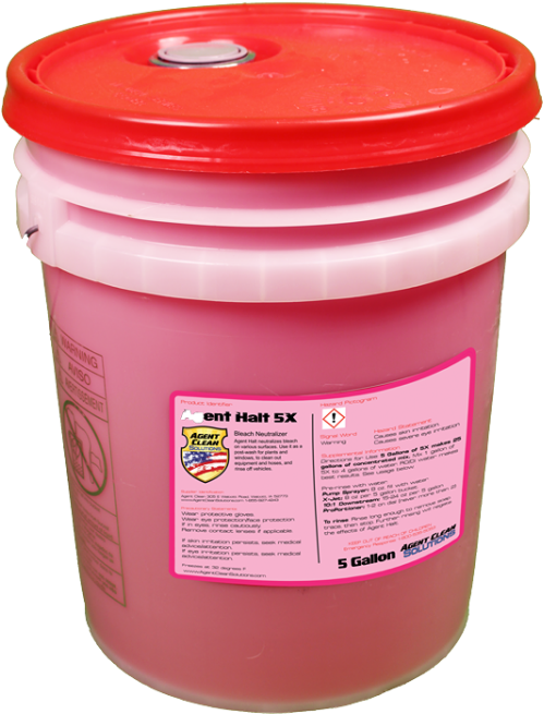 Red Lidded Pink Plastic Bucketwith Labels